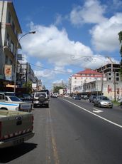 Hauptstraße quatre Bornes Staedte Mauritius