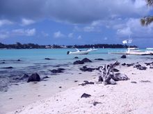 Strand Ile des deux Cocoas in Blue Bay - Straende Mauritius