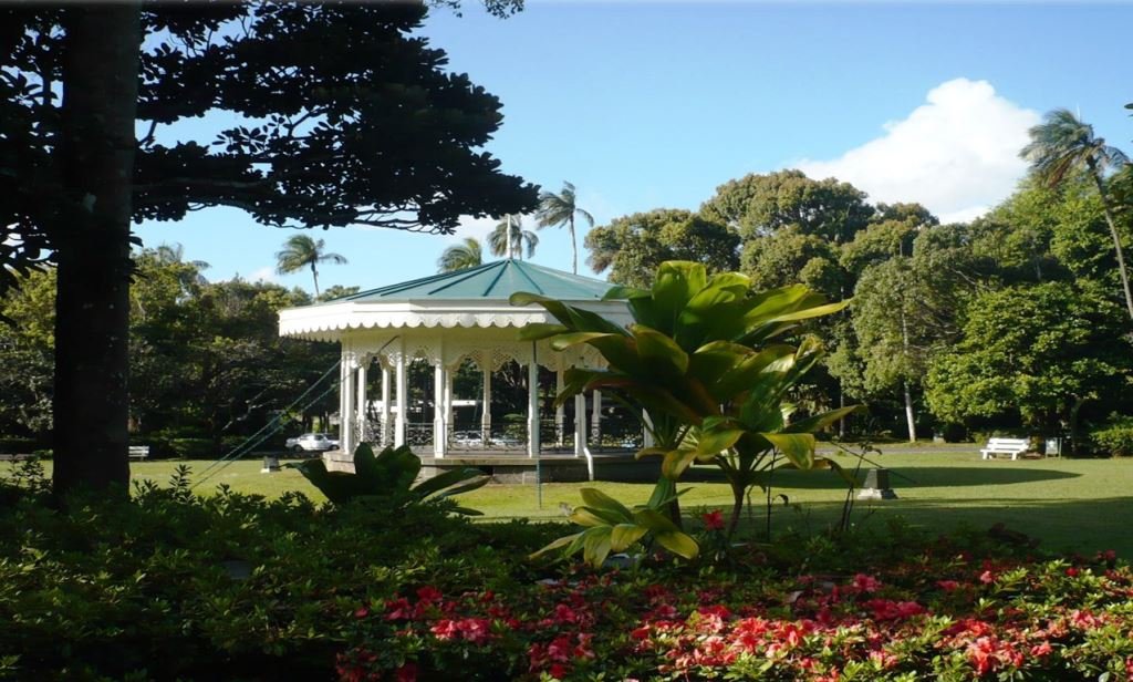 Pavillon im Botanischen Garten von Curepipe