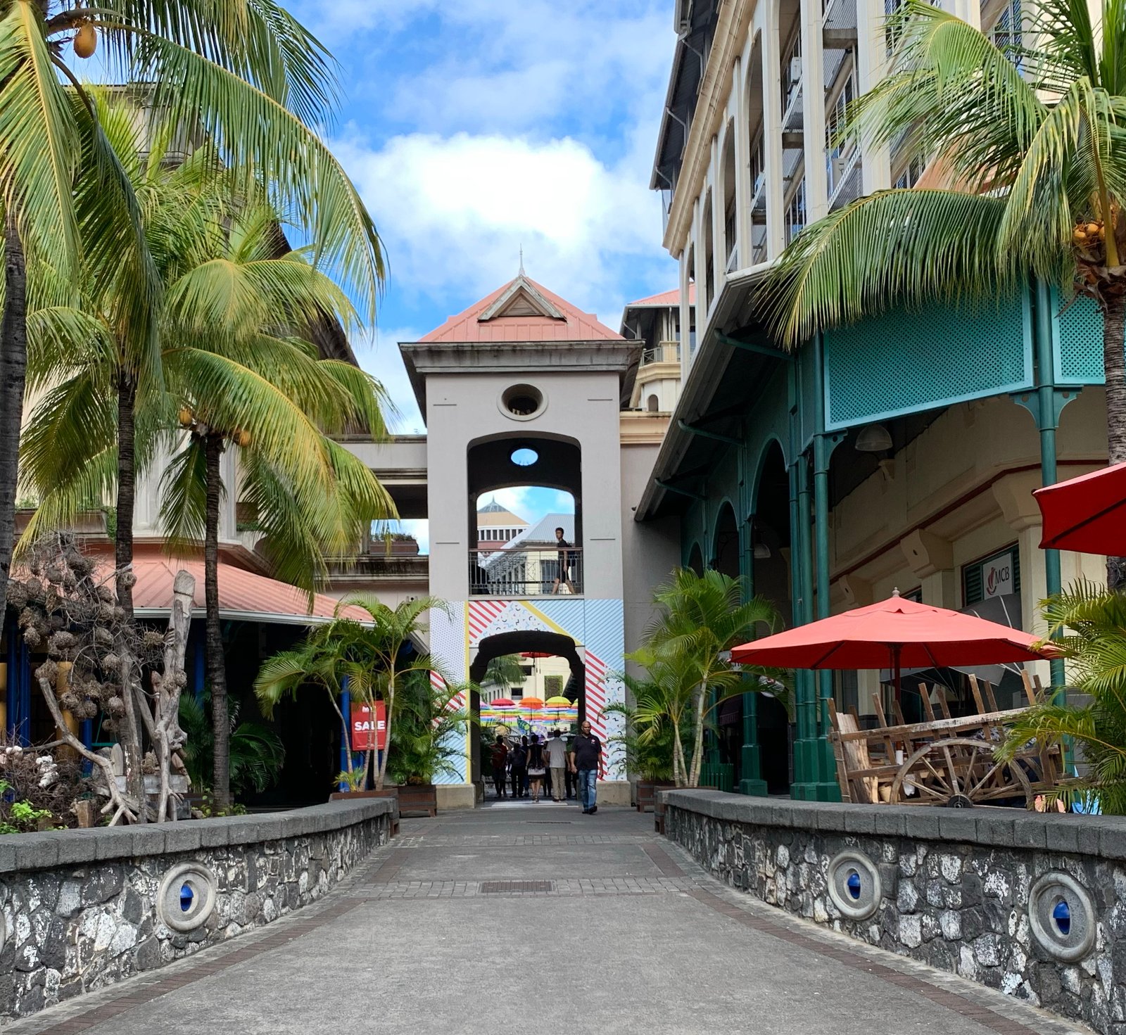 Die Caudan Waterfront in Port Louis, Sitz des Caudan Arts Centre