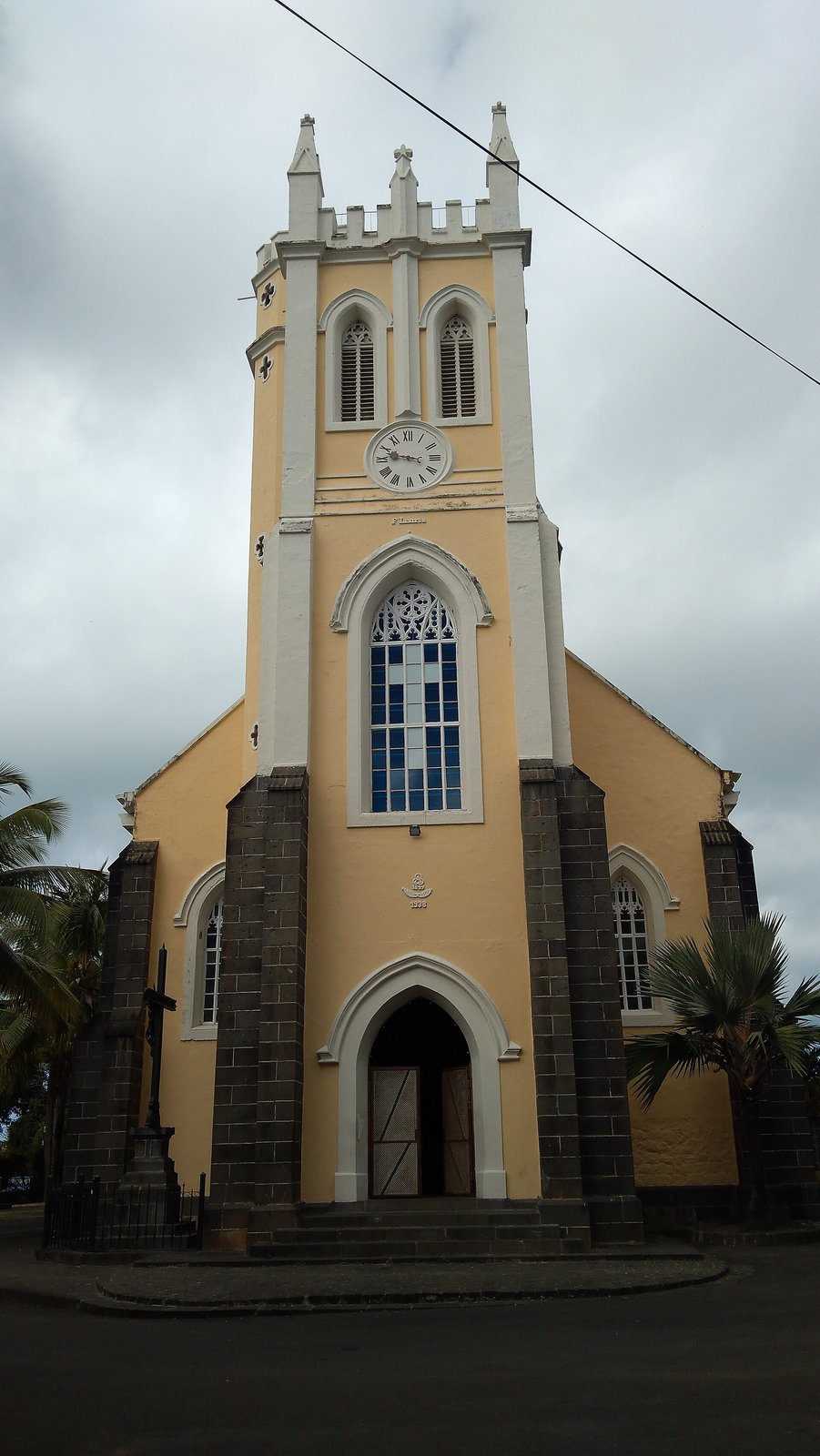 Die Kirche Notre Dame des Anges in Mahébourg