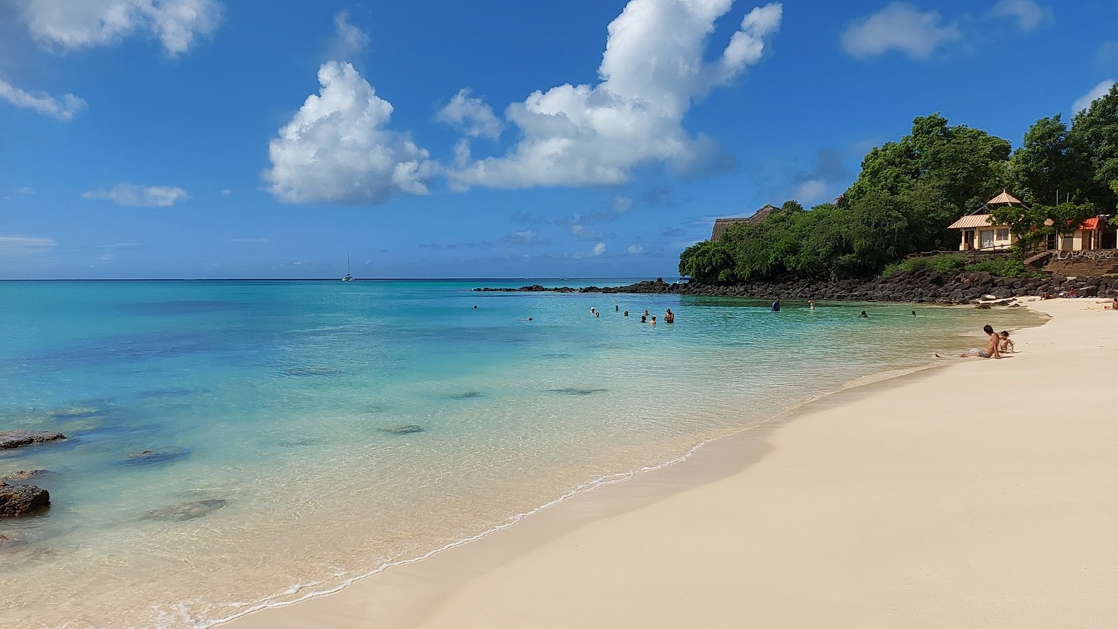 Strand La Cuvette bei Grand Baie