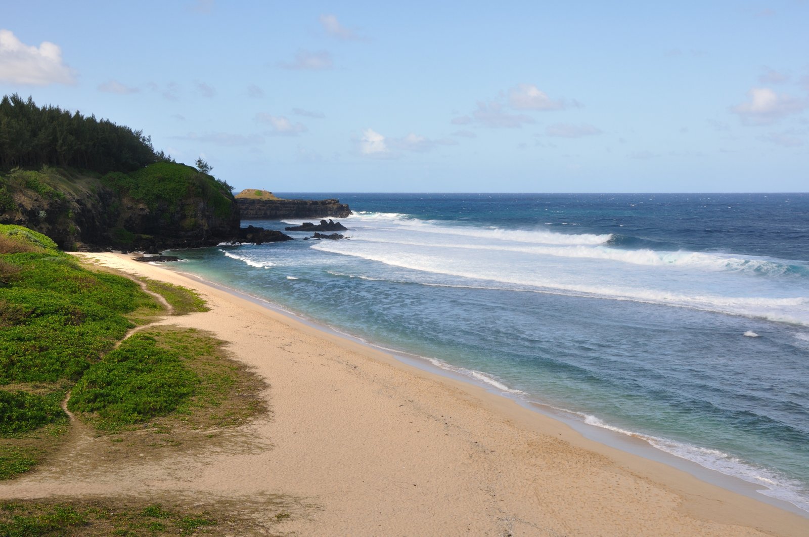 Brandung und Steilküste bei Gris Gris im Süden von Mauritius