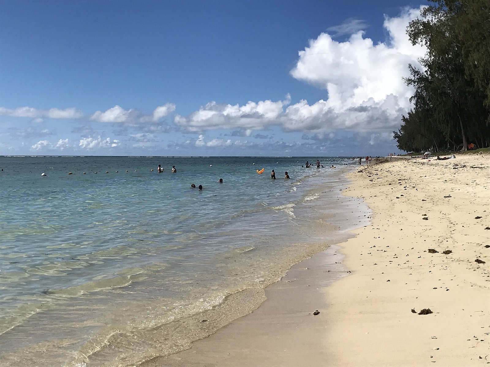 Strand und Lagune von Flic en Flac