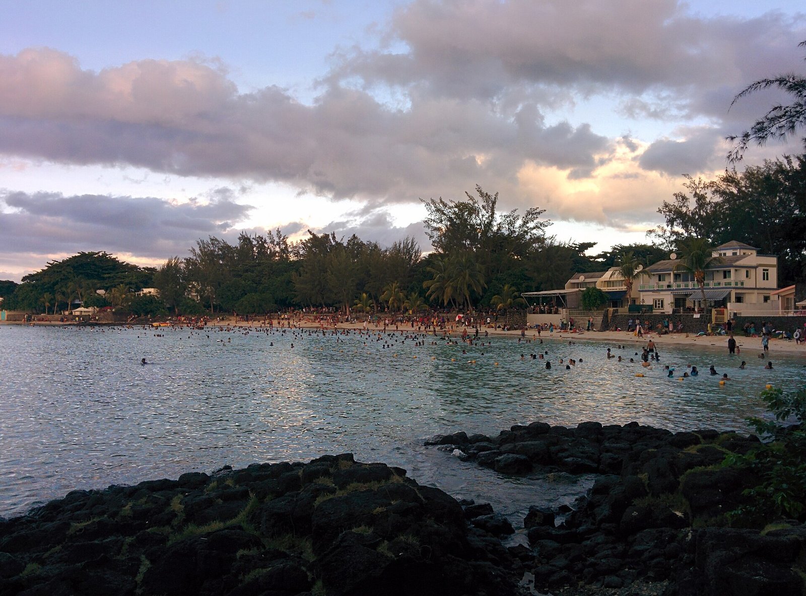 Abendstimmung am Strand von Péreybère