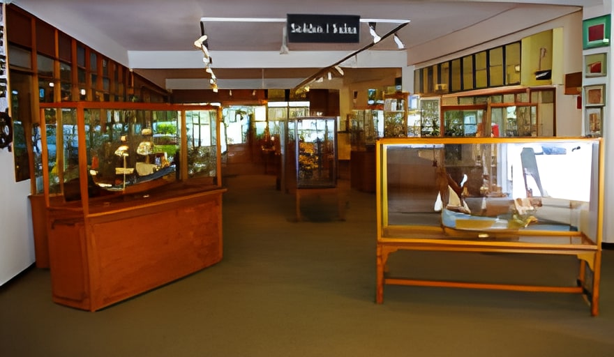 Ausstellungsraum von Historic Marine